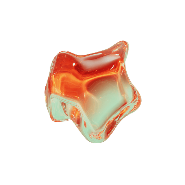 3D blob illustration